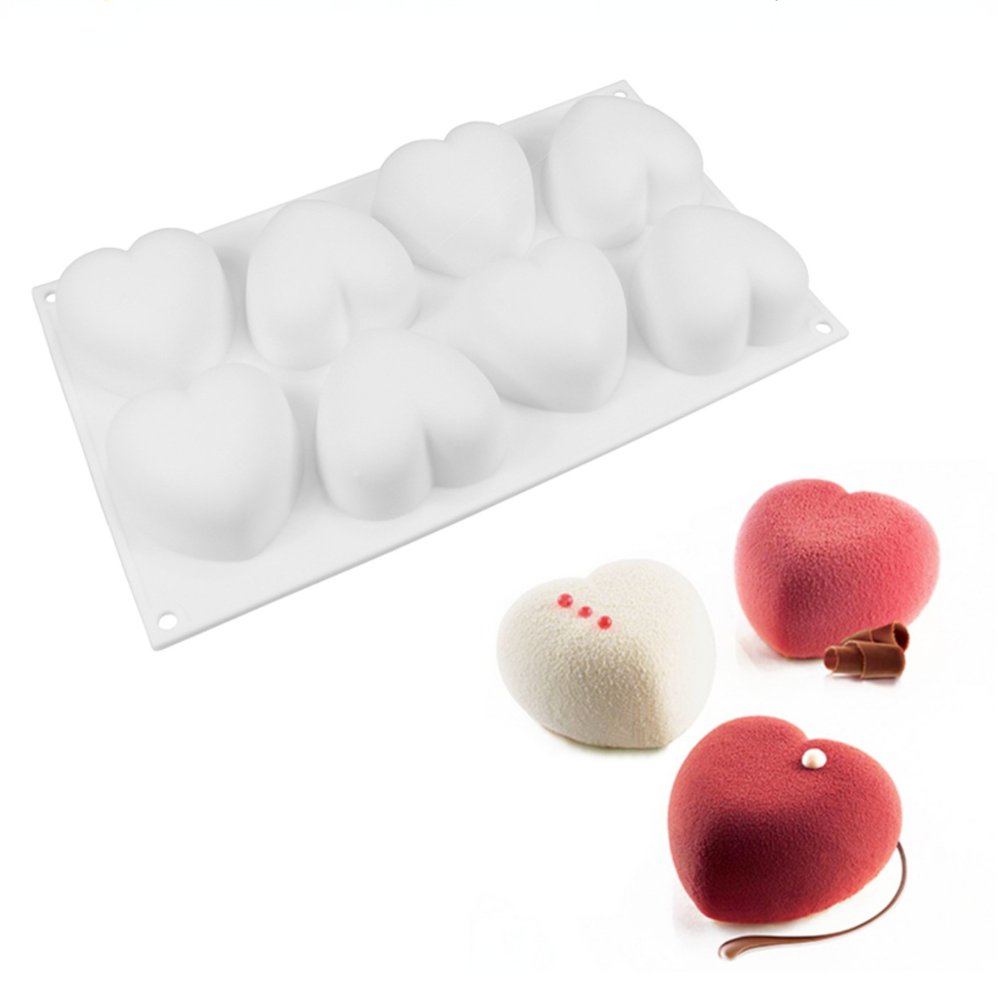 Candle Supplies Wholesale - Liefde Hart Siliconen Zeep Schimmel Handgemaakte