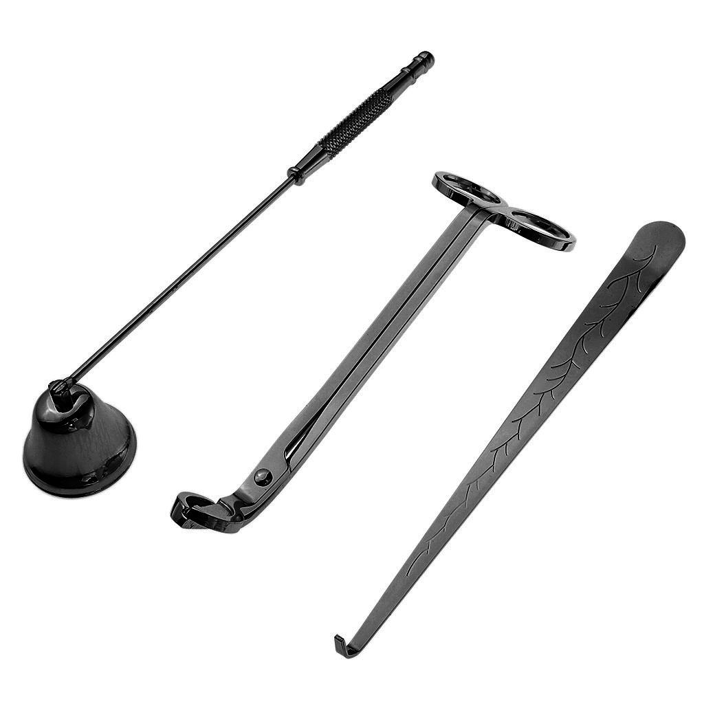 Wick Dipper Tool - Zwarte kaarsenlont Dipper Tool roestvrijstalen kaarsaccessoireset