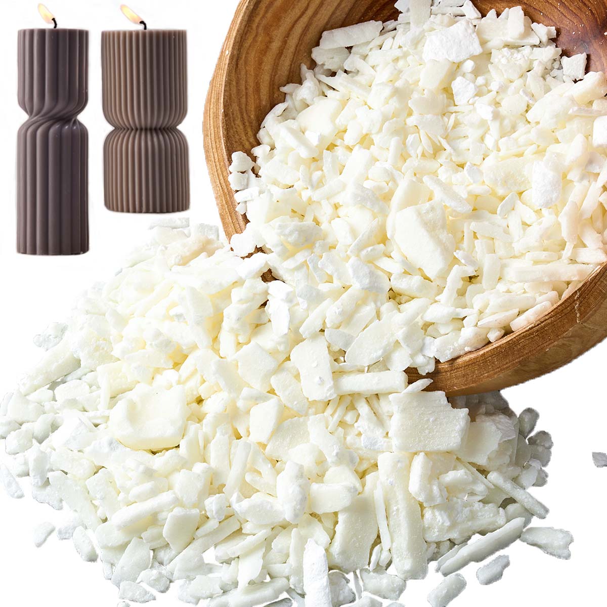 1 pond zuiver witte sojawas vo - Candle Supplies Wholesale recensie en prijs