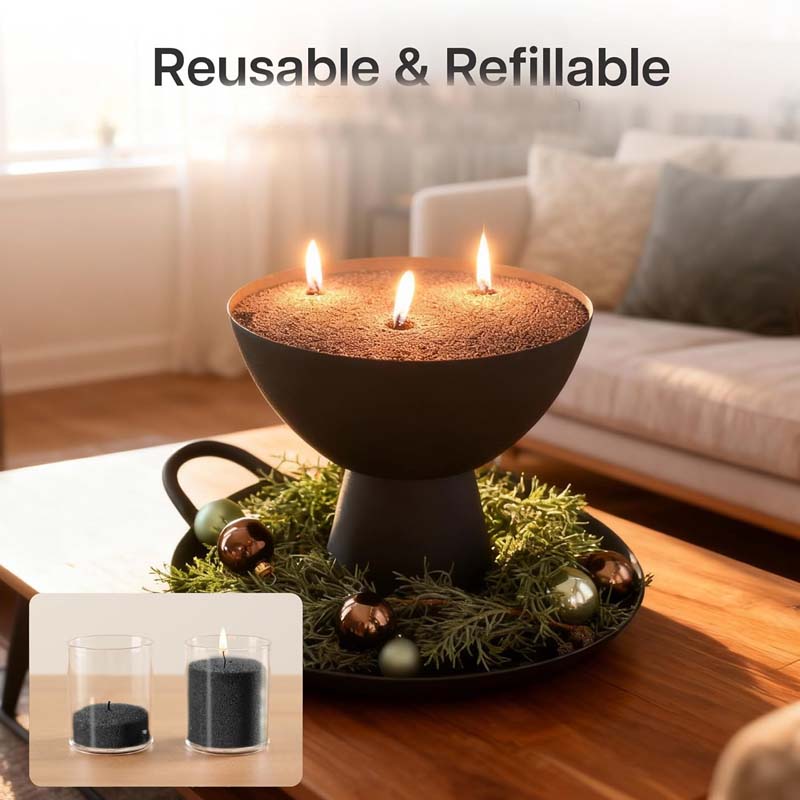 Zwarte kaarszand met lont, 200 - Candle Supplies Wholesale recensie en prijs