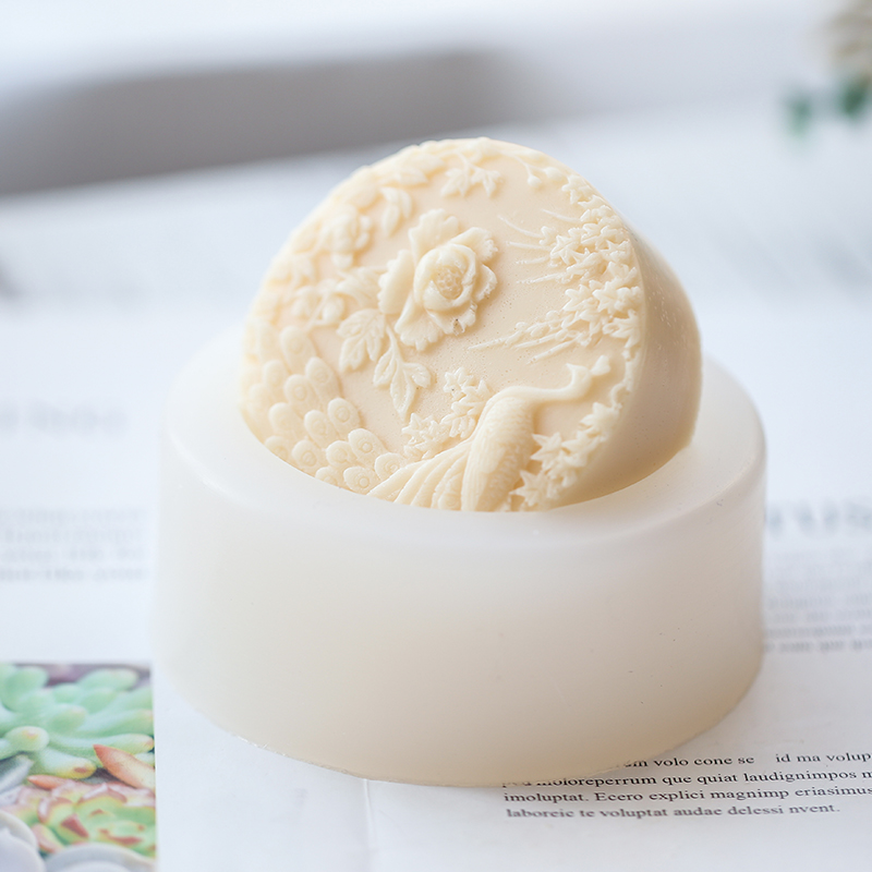 Pauw Bloem Patroon Siliconen Z - Candle Supplies Wholesale recensie en prijs